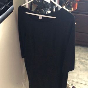 Knee length black Old Navy dress LG